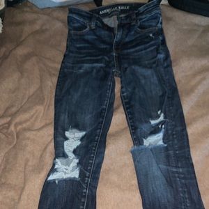 size 0 american eagle next level stretch x jeans